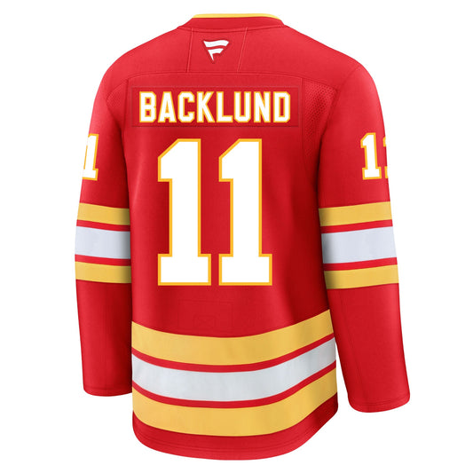 Mikael Backlund Calgary Flames Fanatics Premium Home Jersey