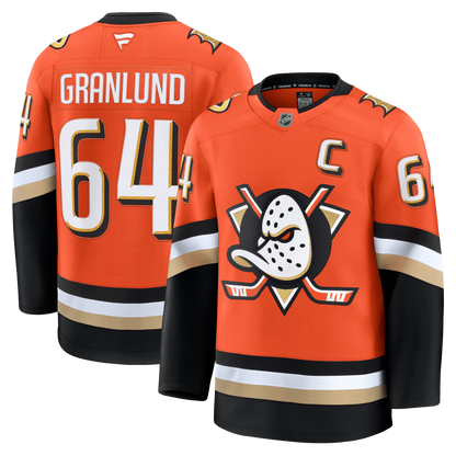 Mikael Granlund Anaheim Ducks Fanatics Premium Home Jersey