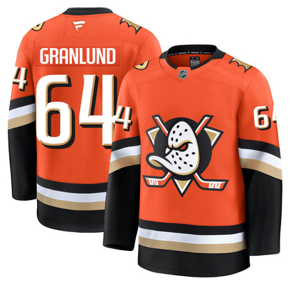 Mikael Granlund Anaheim Ducks Fanatics Premium Home Jersey