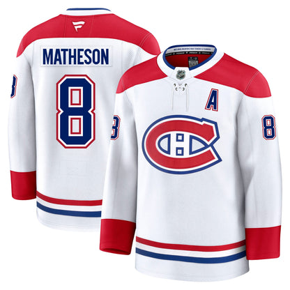 Mike Matheson Montreal Canadiens Fanatics Premium Away Jersey