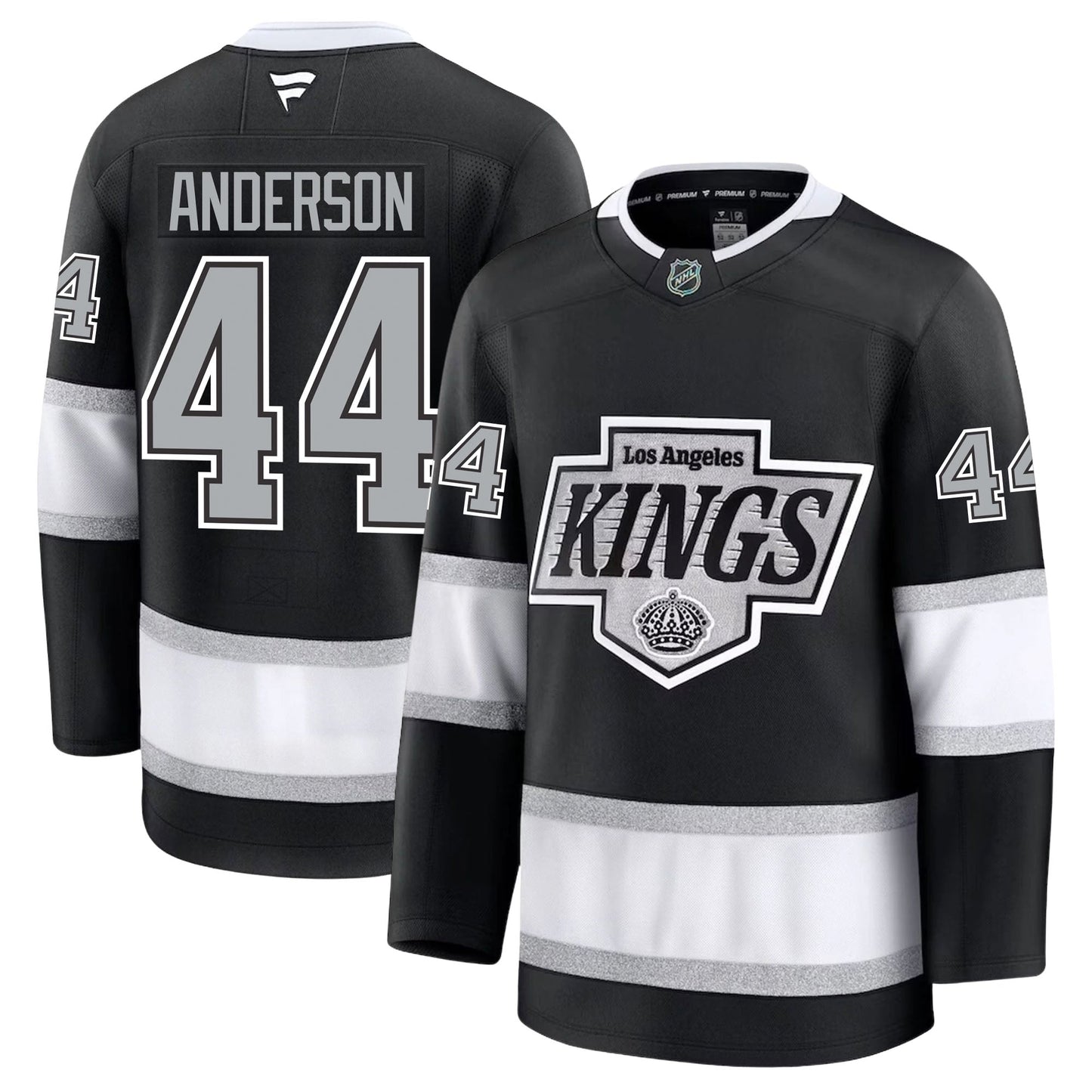 Mikey Anderson Los Angeles Kings Fanatics Premium Home Jersey