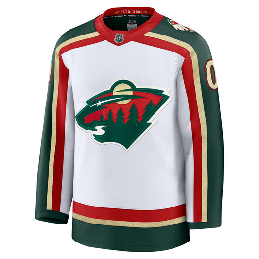 Customizable Minnesota Wild 25th Anniversary Fanatics Premium Jersey