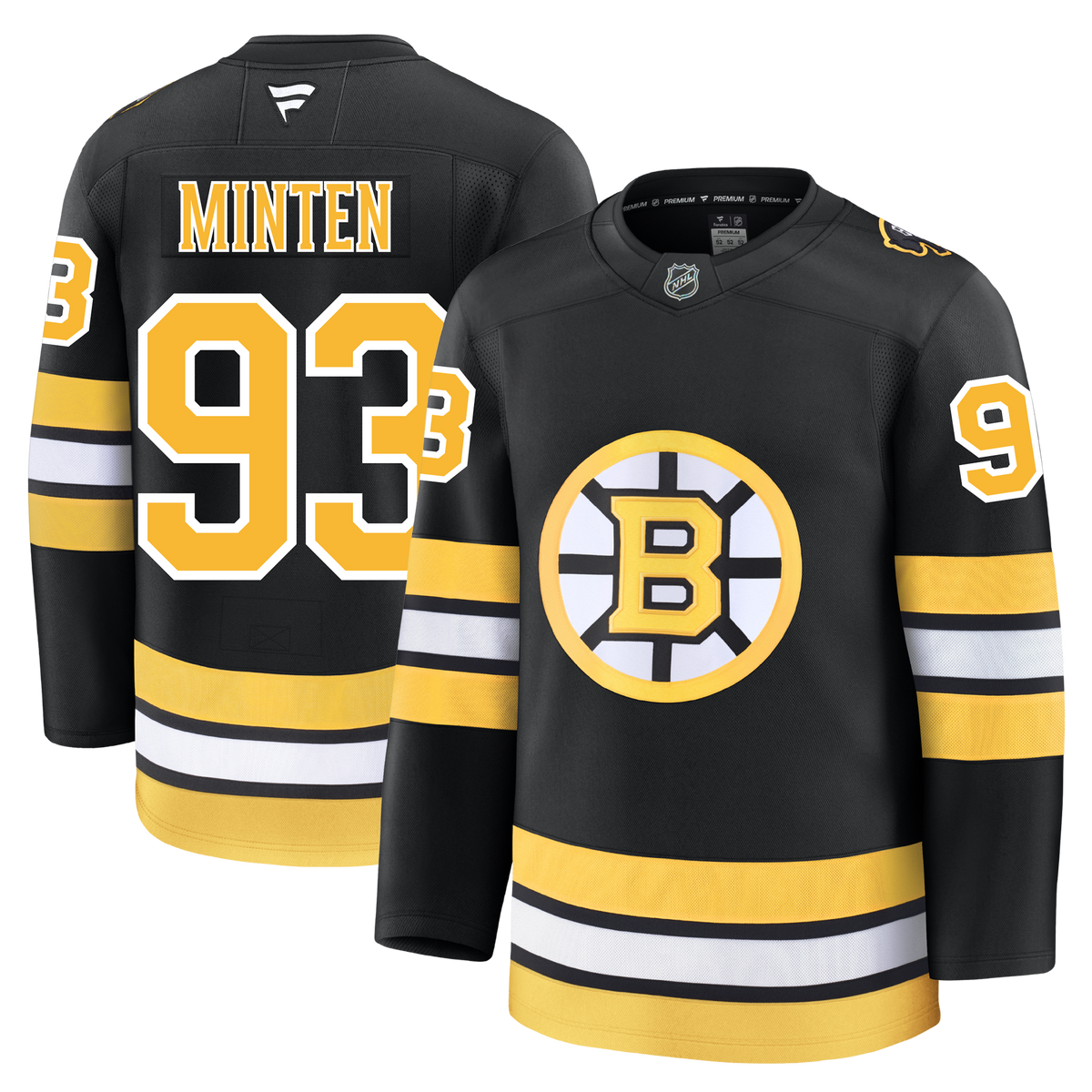 Fraser Minten Boston Bruins Fanatics Home Premium Jersey