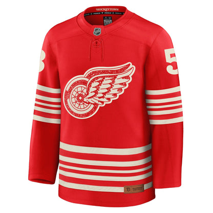 Moritz Seider Detroit Red Wings Fanatics Centennial Premium Jersey
