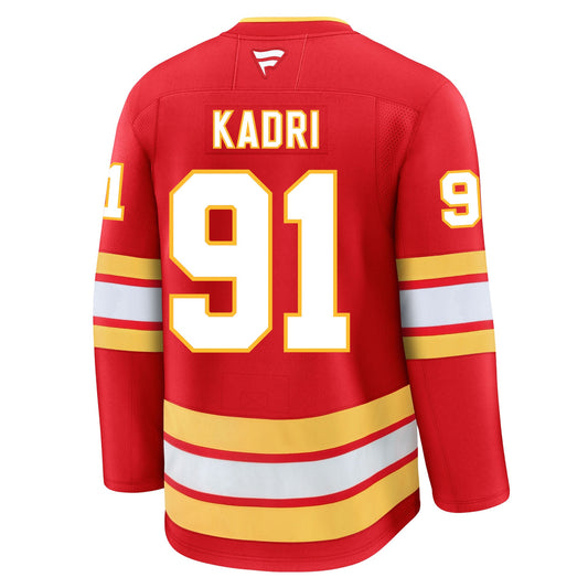 Nazem Kadri Calgary Flames Fanatics Premium Home Jersey