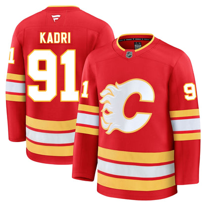 Nazem Kadri Calgary Flames Fanatics Premium Home Jersey