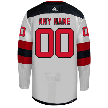 Customizable New Jersey Devils Adidas Primegreen Authentic NHL Hockey Jersey