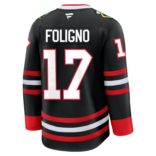 Nick Foligno Chicago Blackhawks Fanatics Alternate Premium Jersey