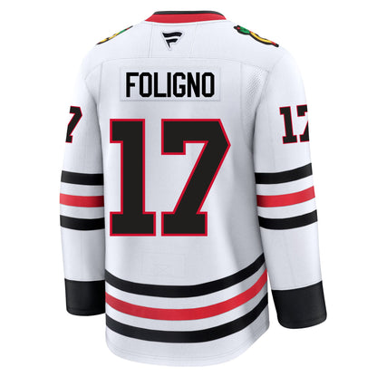 Nick Foligno Chicago Blackhawks Fanatics Premium Away Jersey