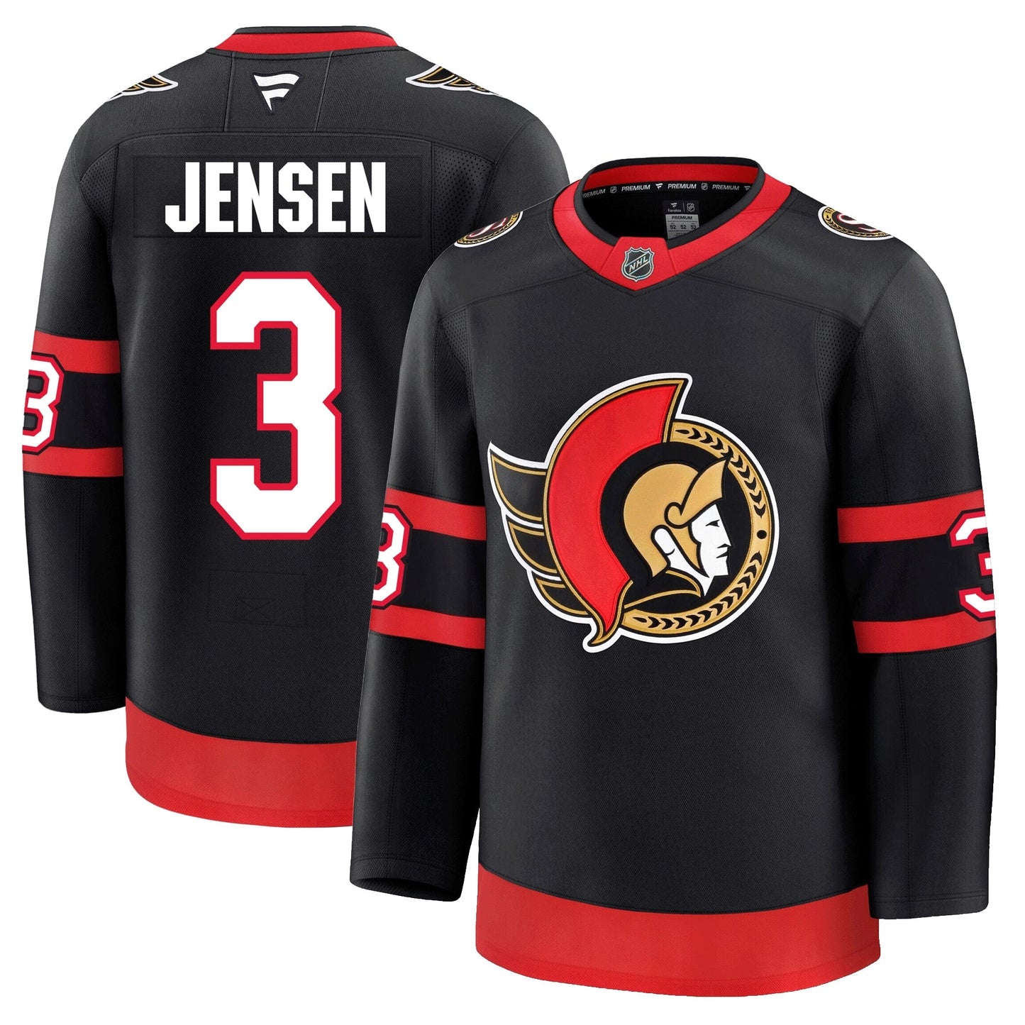 Nick Jensen Ottawa Senators Fanatics Premium Home Jersey