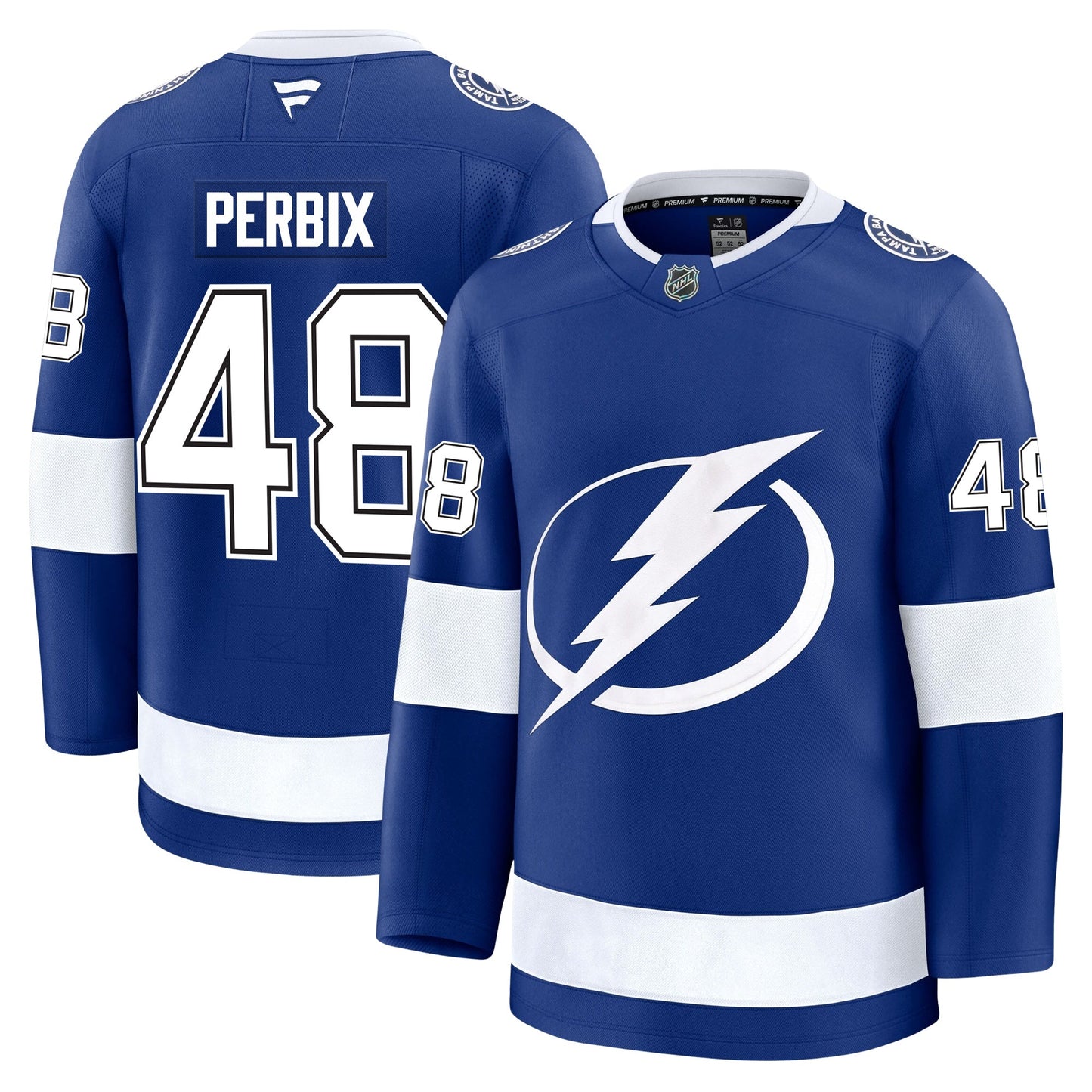 Nick Perbix Tampa Bay Lightning Fanatics Premium Home Jersey