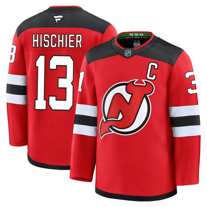 Nico Hischier New Jersey Devils Fanatics Premium Home Jersey