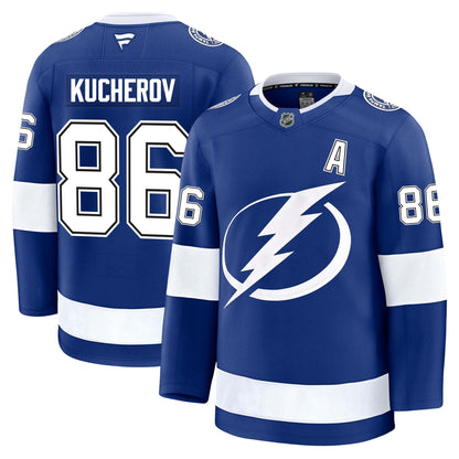 Nikita Kucherov Tampa Bay Lightning Fanatics Premium Home Jersey