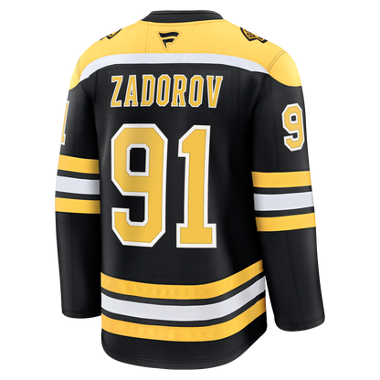 Nikita Zadorov Boston Bruins Fanatics Home Premium Jersey