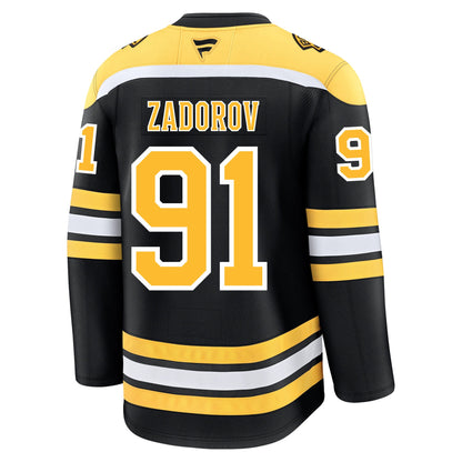 Nikita Zadorov Boston Bruins Fanatics Premium Home Jersey