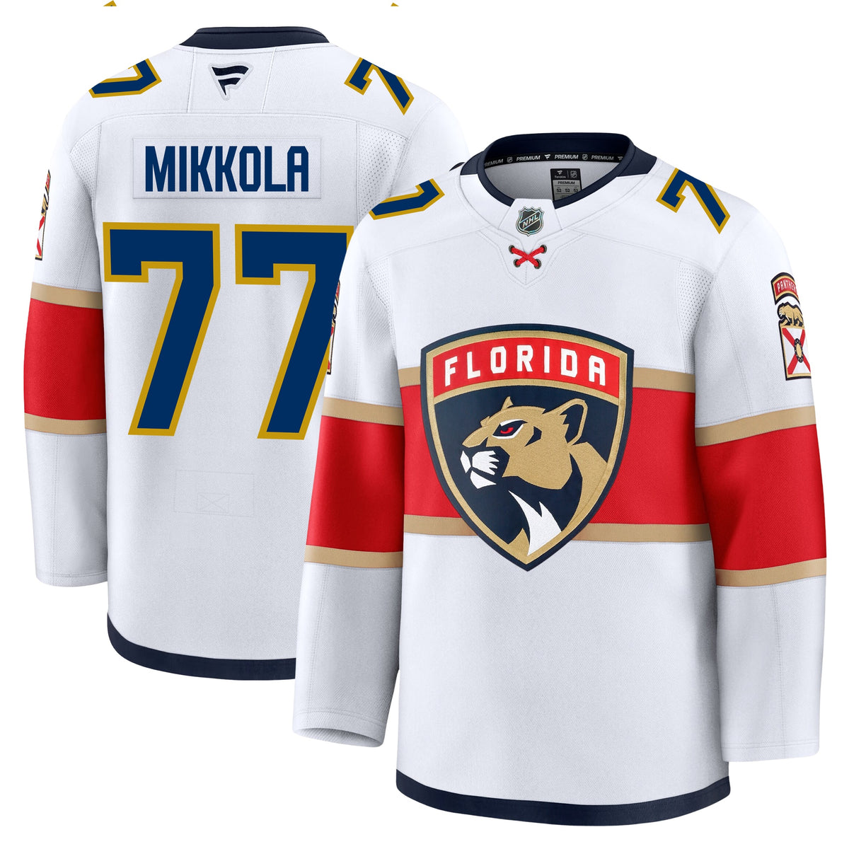 Niko Mikkola Florida Panthers Fanatics Premium Away Jersey