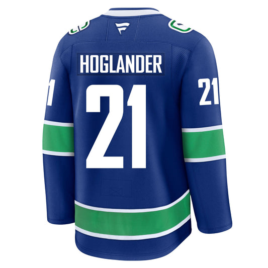 Nils Hoglander Vancouver Canucks Fanatics Premium Home Jersey