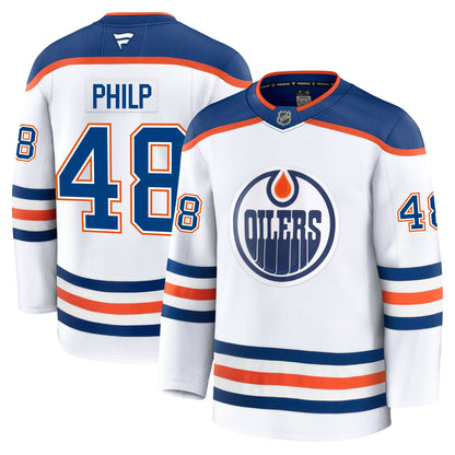 Noah Philp Edmonton Oilers Fanatics Premium Away Jersey