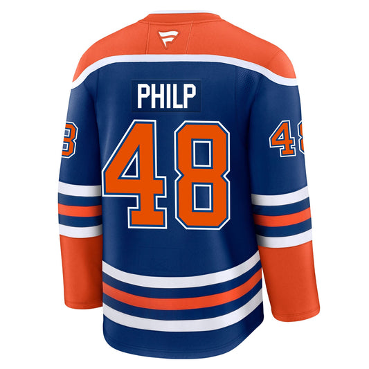 Noah Philp Edmonton Oilers Fanatics Premium Home Jersey