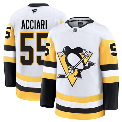 Noel Acciari Pittsburgh Penguins Fanatics Premium Away Jersey