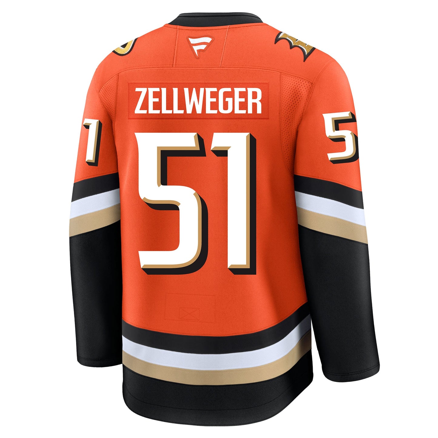 Olen Zellweger Anaheim Ducks Fanatics Premium Home Jersey