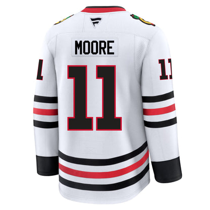 Oliver Moore Chicago Blackhawks Fanatics Premium Away Jersey