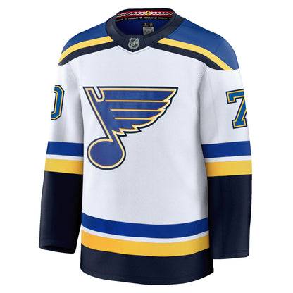 Oskar Sundqvist St. Louis Blues Fanatics Premium Away Jersey