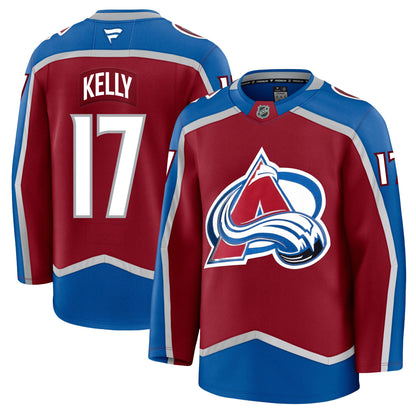 Parker Kelly Colorado Avalanche Fanatics Premium Home Jersey