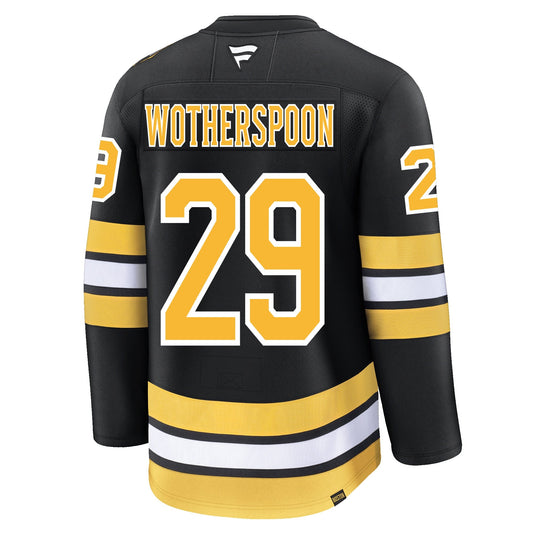 Parker Wotherspoon Boston Bruins Fanatics Home Premium Jersey