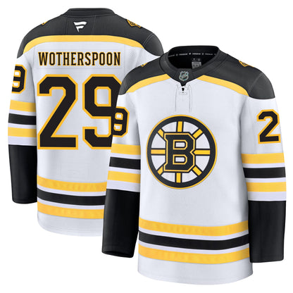 Parker Wotherspoon Boston Bruins Fanatics Premium Away Jersey