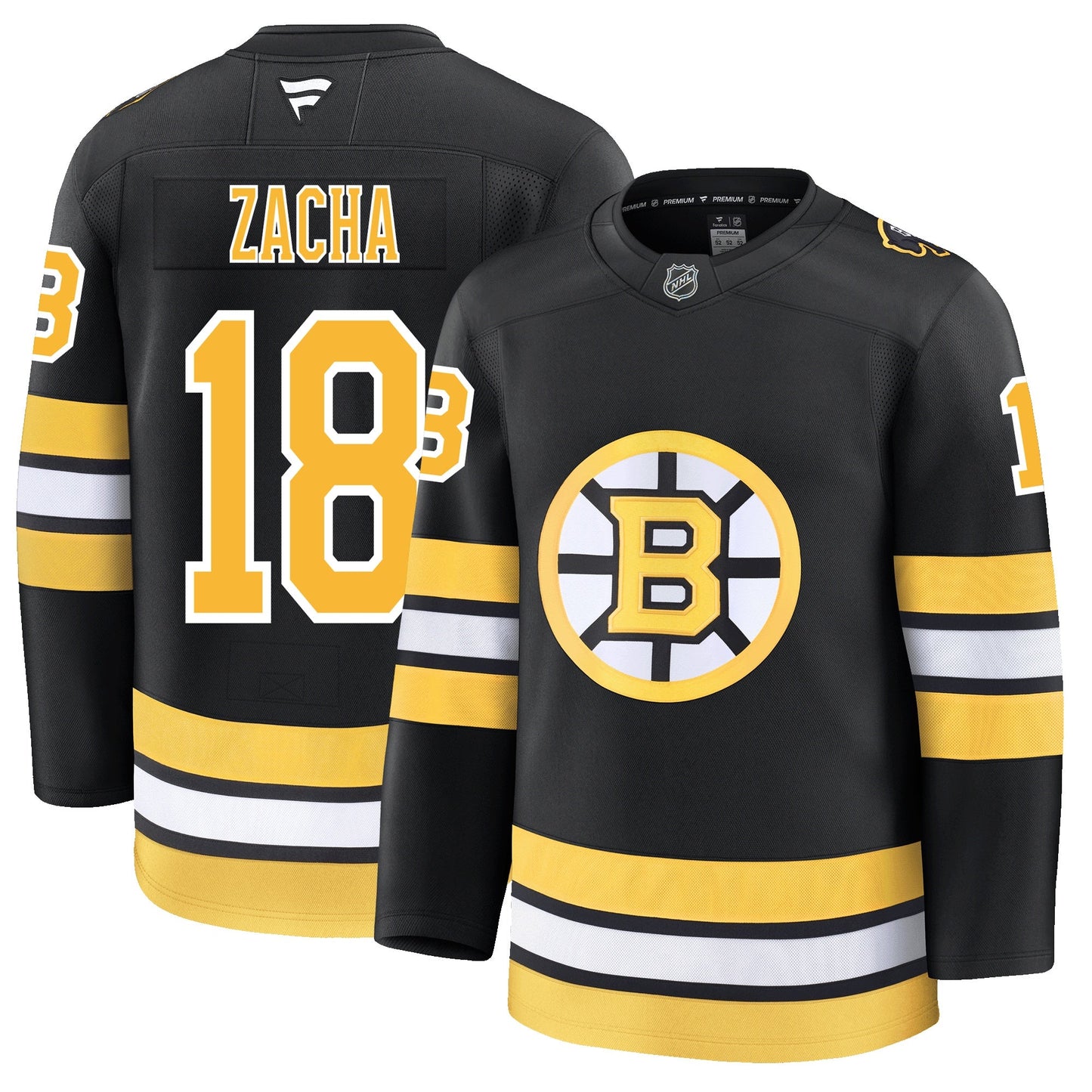 Pavel Zacha Boston Bruins Fanatics Home Premium Jersey