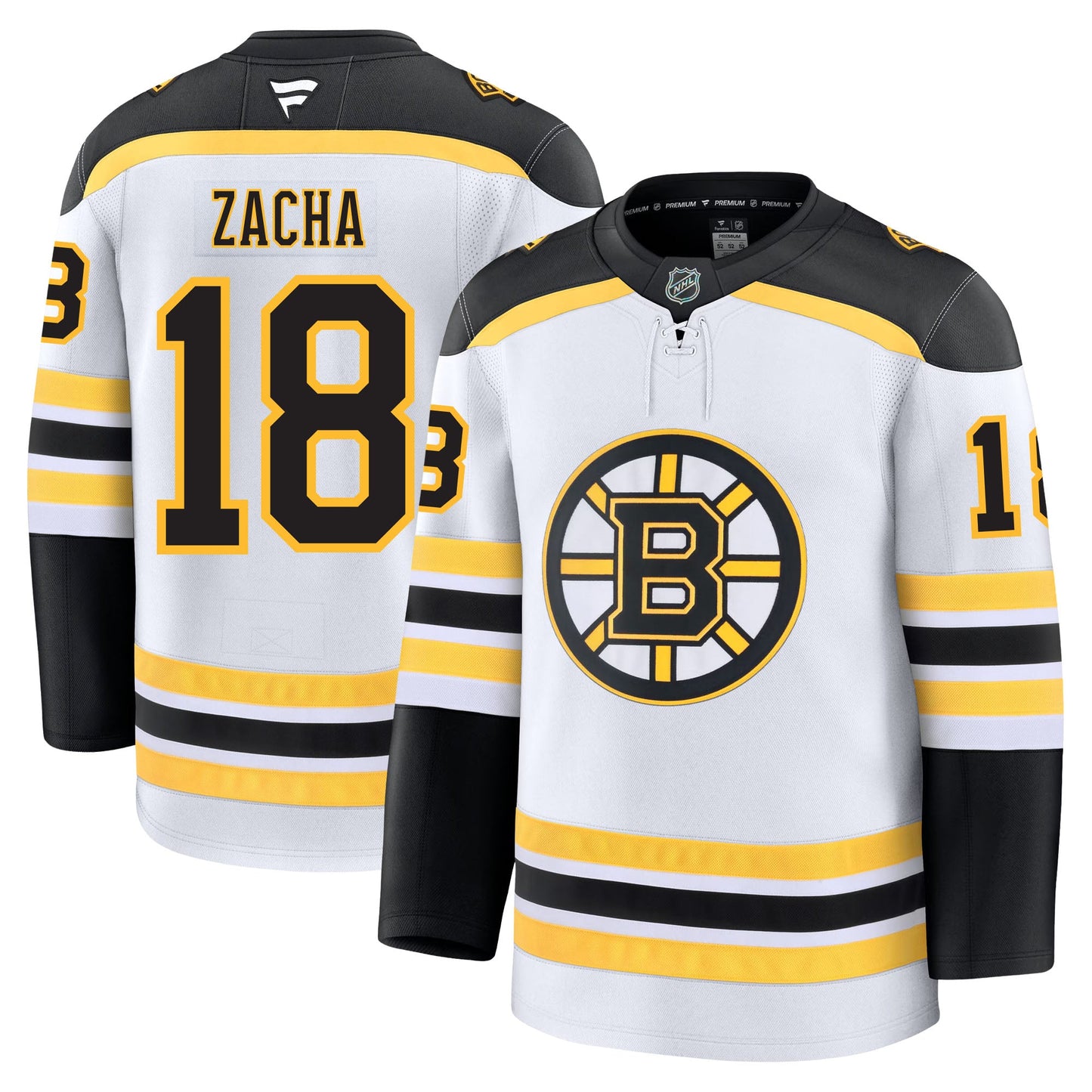 Pavel Zacha Boston Bruins Fanatics Premium Away Jersey