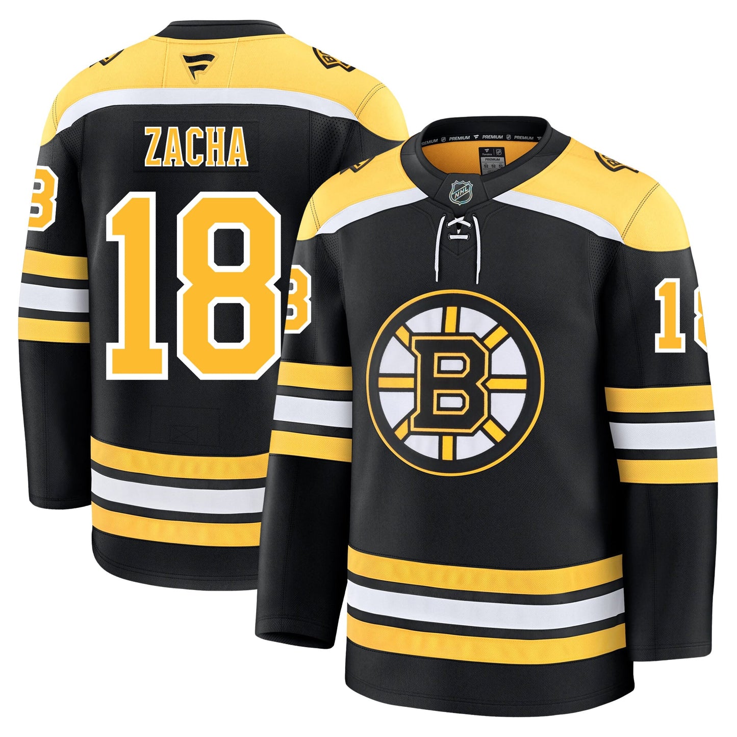 Pavel Zacha Boston Bruins Fanatics Premium Home Jersey