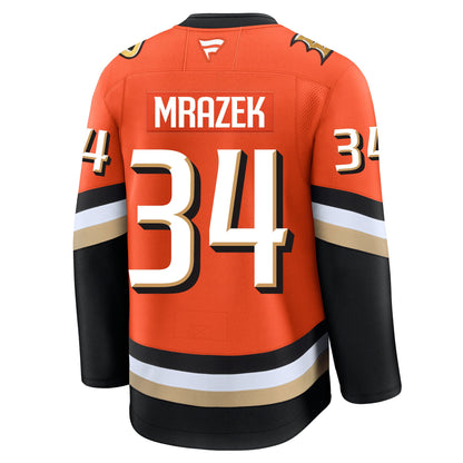 Petr Mrazek Anaheim Ducks Fanatics Premium Home Jersey