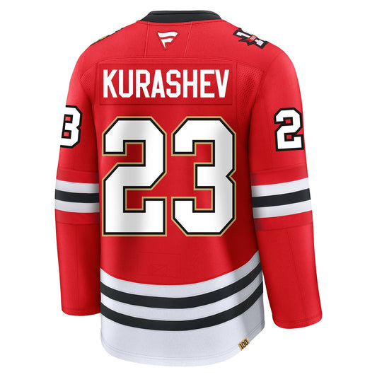 Philipp Kurashev Chicago Blackhawks Fanatics Centennial Premium Jersey