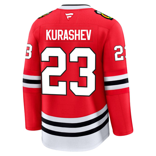 Philipp Kurashev Chicago Blackhawks Fanatics Premium Home Jersey