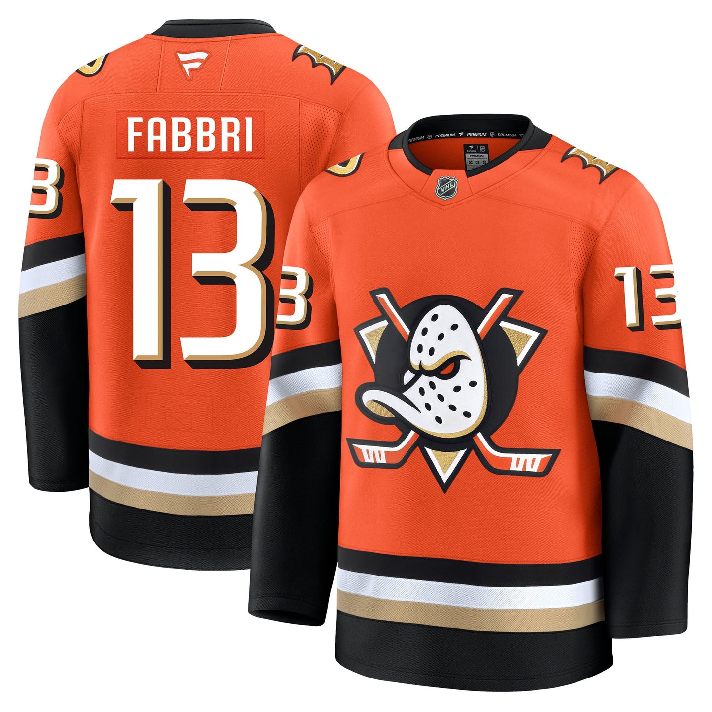 Robby Fabbri Anaheim Ducks Fanatics Premium Home Jersey