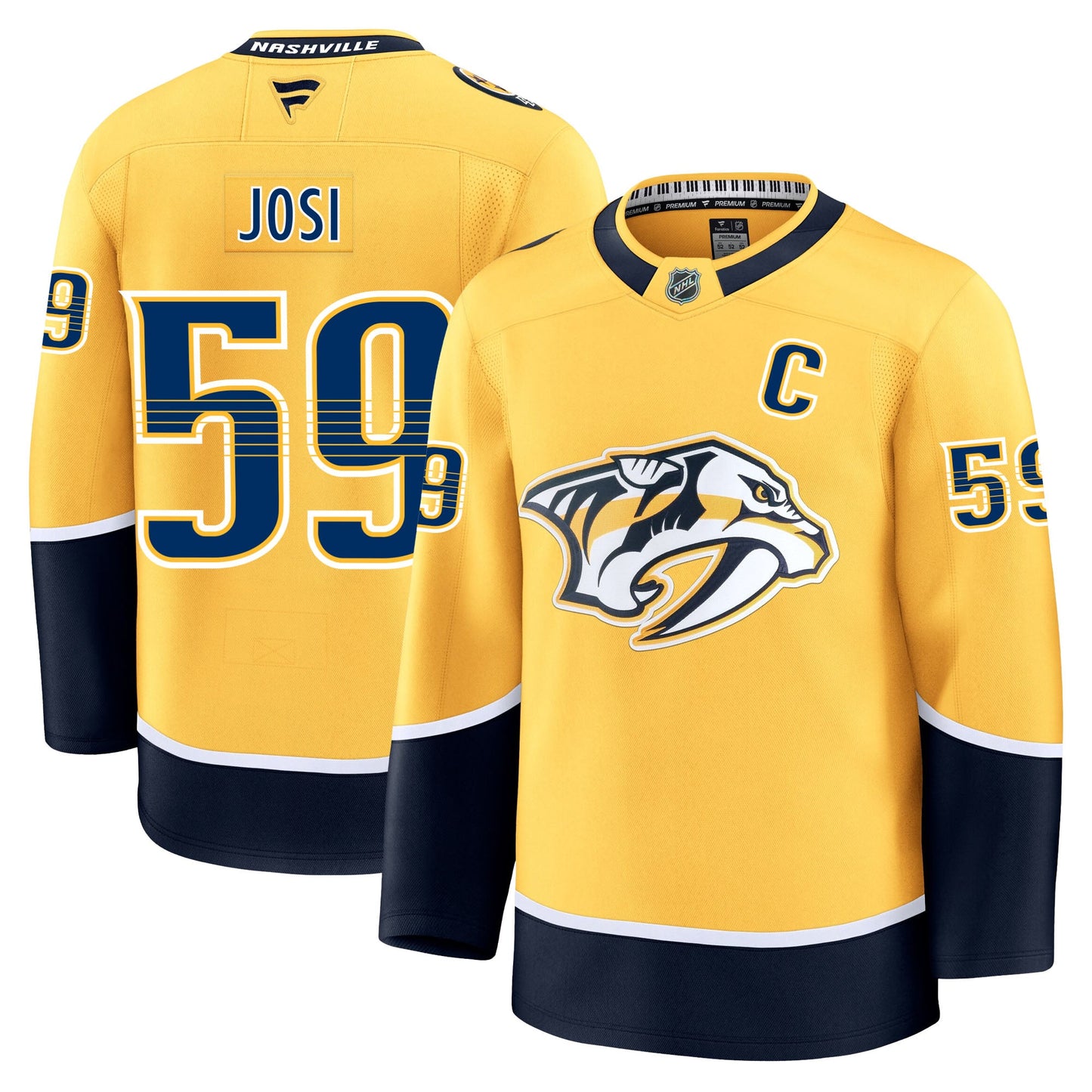 Roman Josi Nashville Predators Fanatics Premium Home Jersey