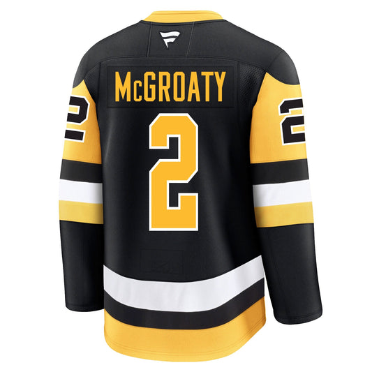 Rutger Mcgroarty Pittsburgh Penguins Fanatics Premium Home Jersey