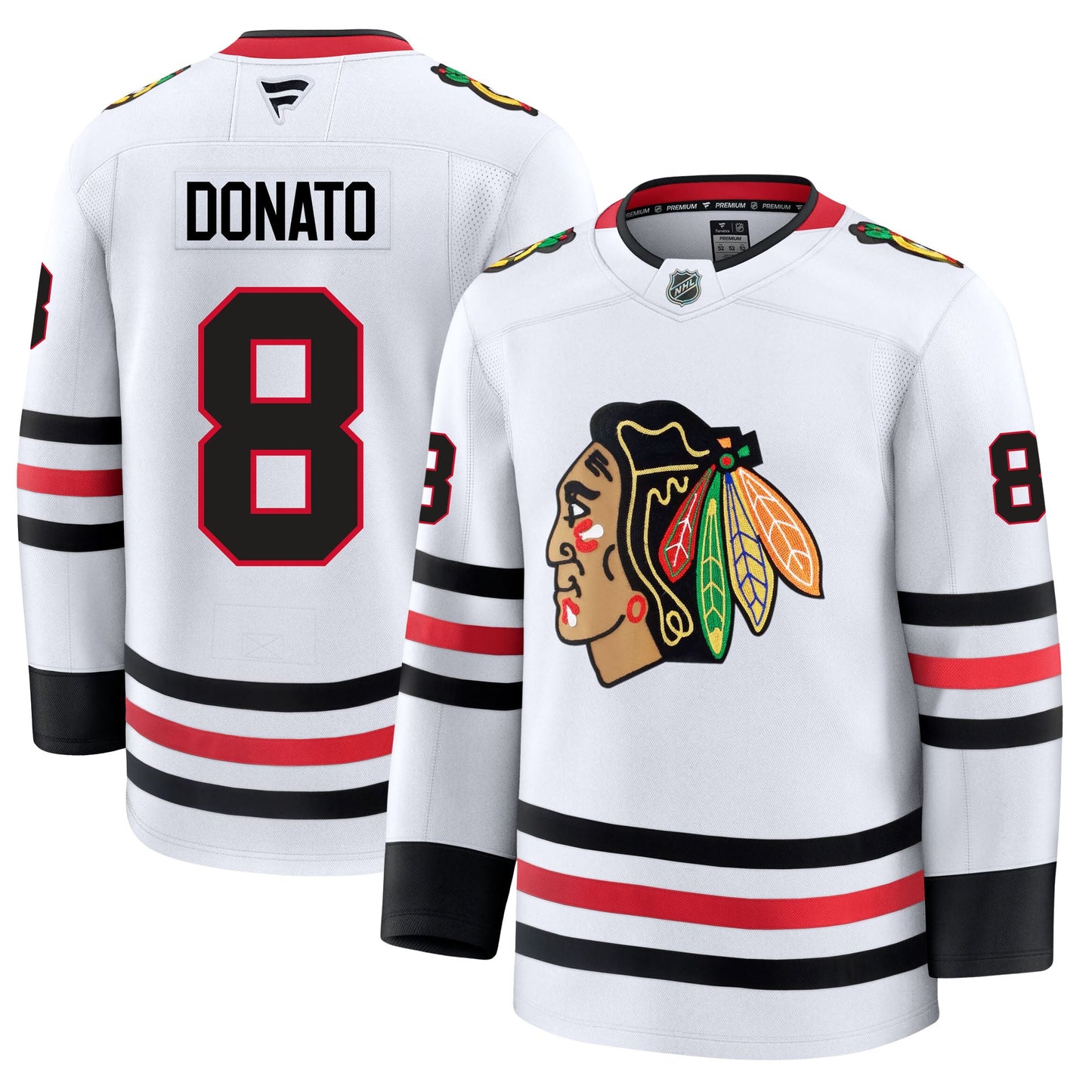 Ryan Donato Chicago Blackhawks Fanatics Premium Away Jersey