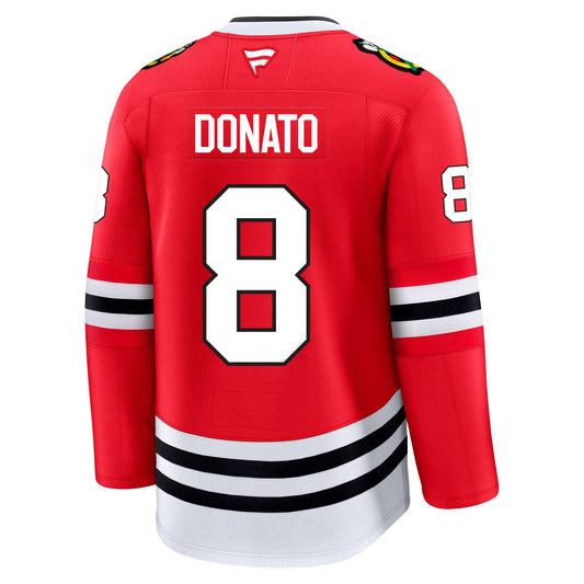 Ryan Donato Chicago Blackhawks Fanatics Premium Home Jersey