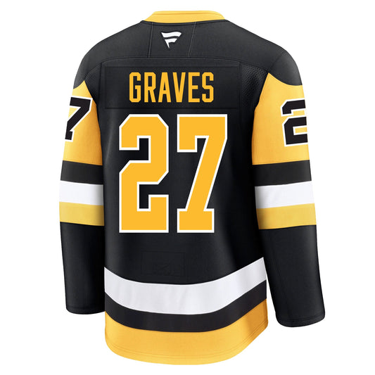 Ryan Graves Pittsburgh Penguins Fanatics Premium Home Jersey