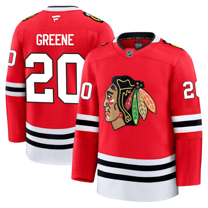 Ryan Greene Chicago Blackhawks Fanatics Premium Home Jersey