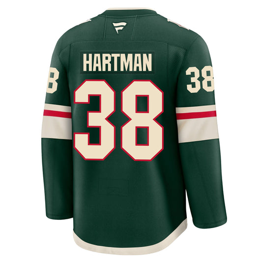 Ryan Hartman Minnesota Wild Fanatics Premium Home Jersey