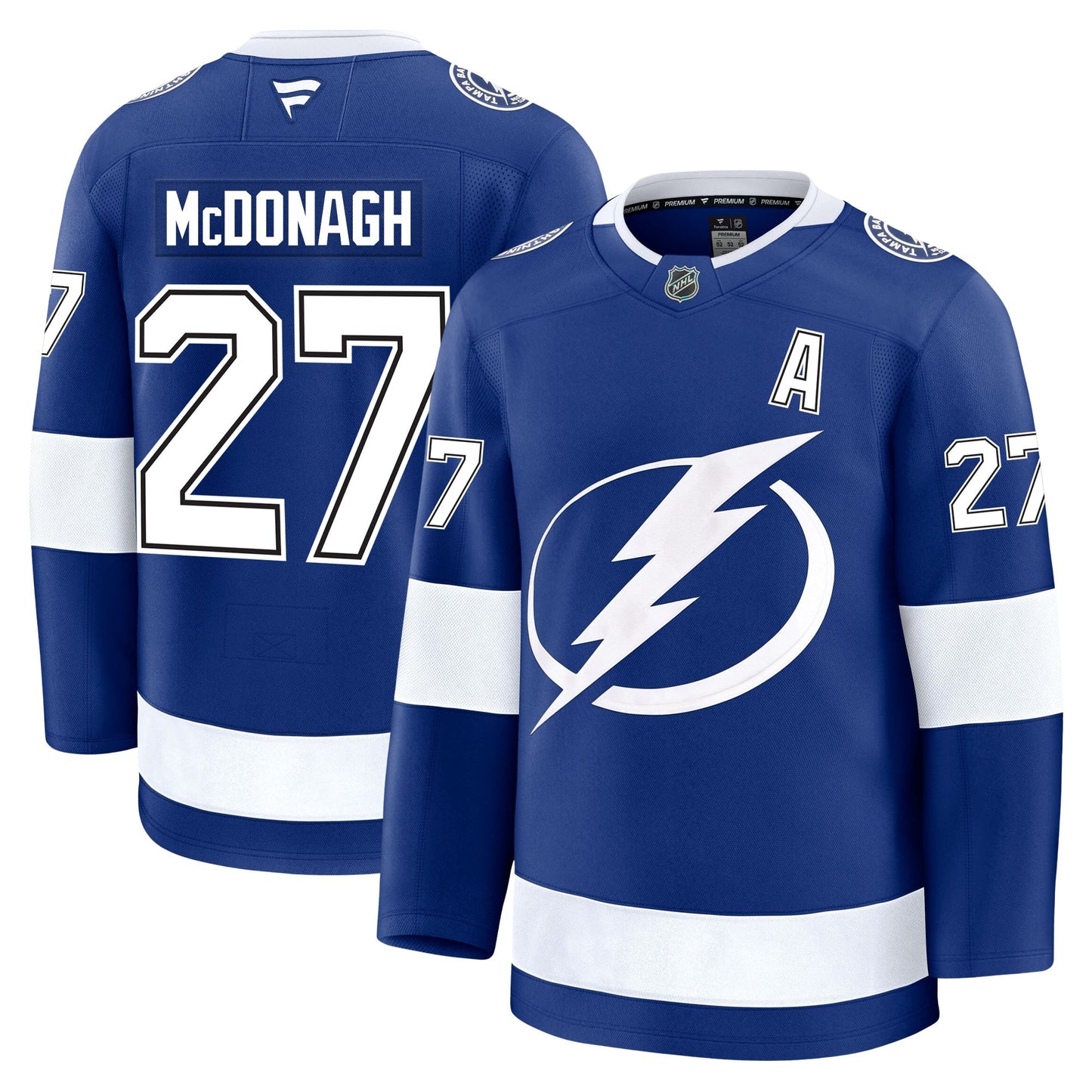 Ryan Mcdonagh Tampa Bay Lightning Fanatics Premium Home Jersey