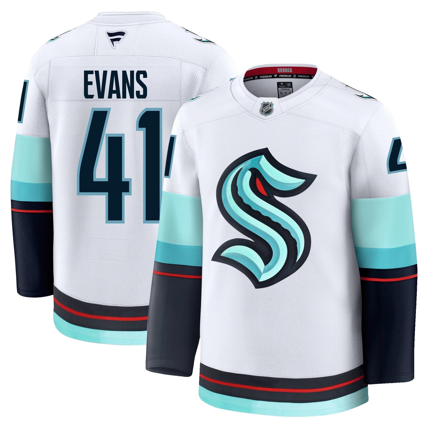 Ryker Evans Seattle Kraken Fanatics Premium Away Jersey