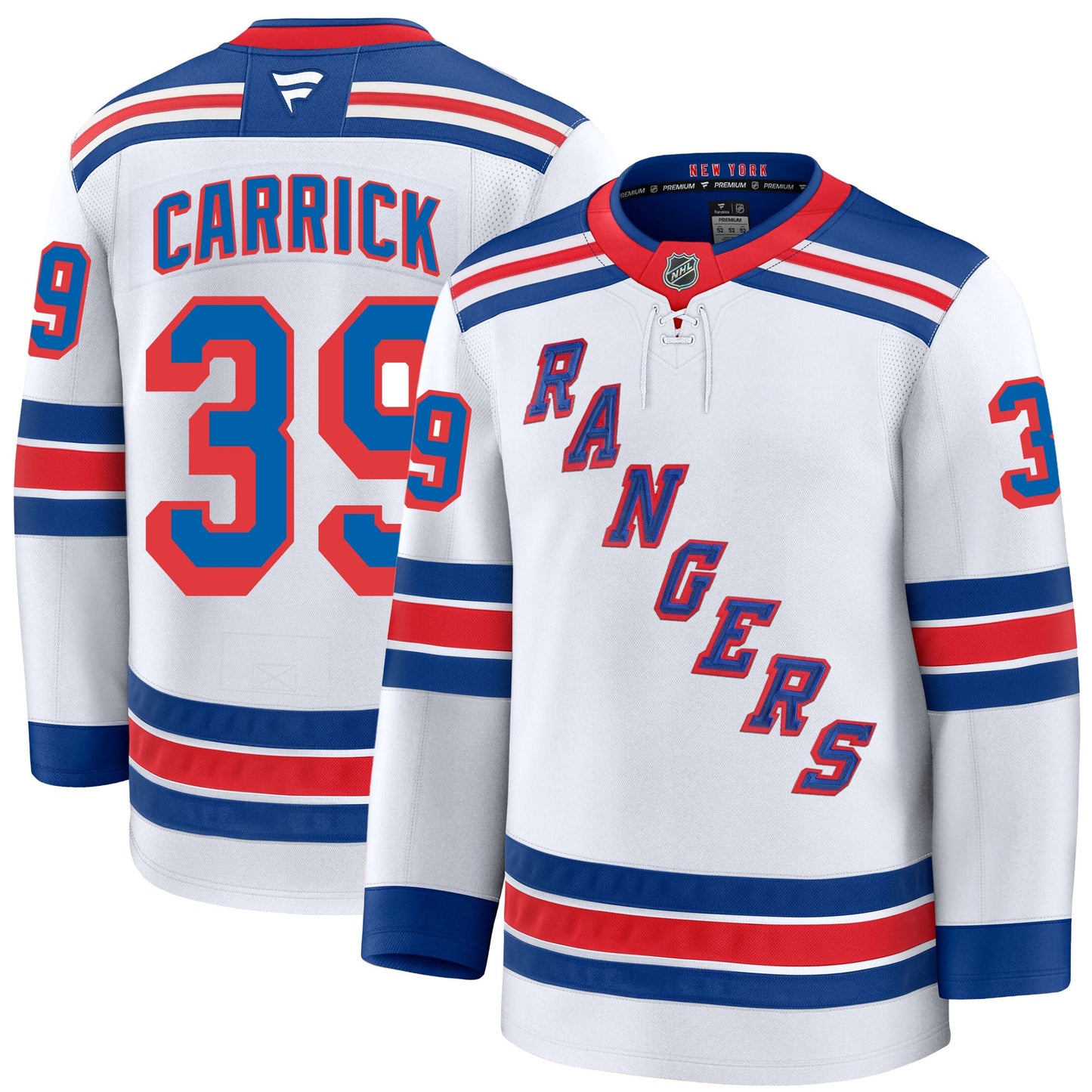 Sam Carrick New York Rangers Fanatics Premium Away Jersey