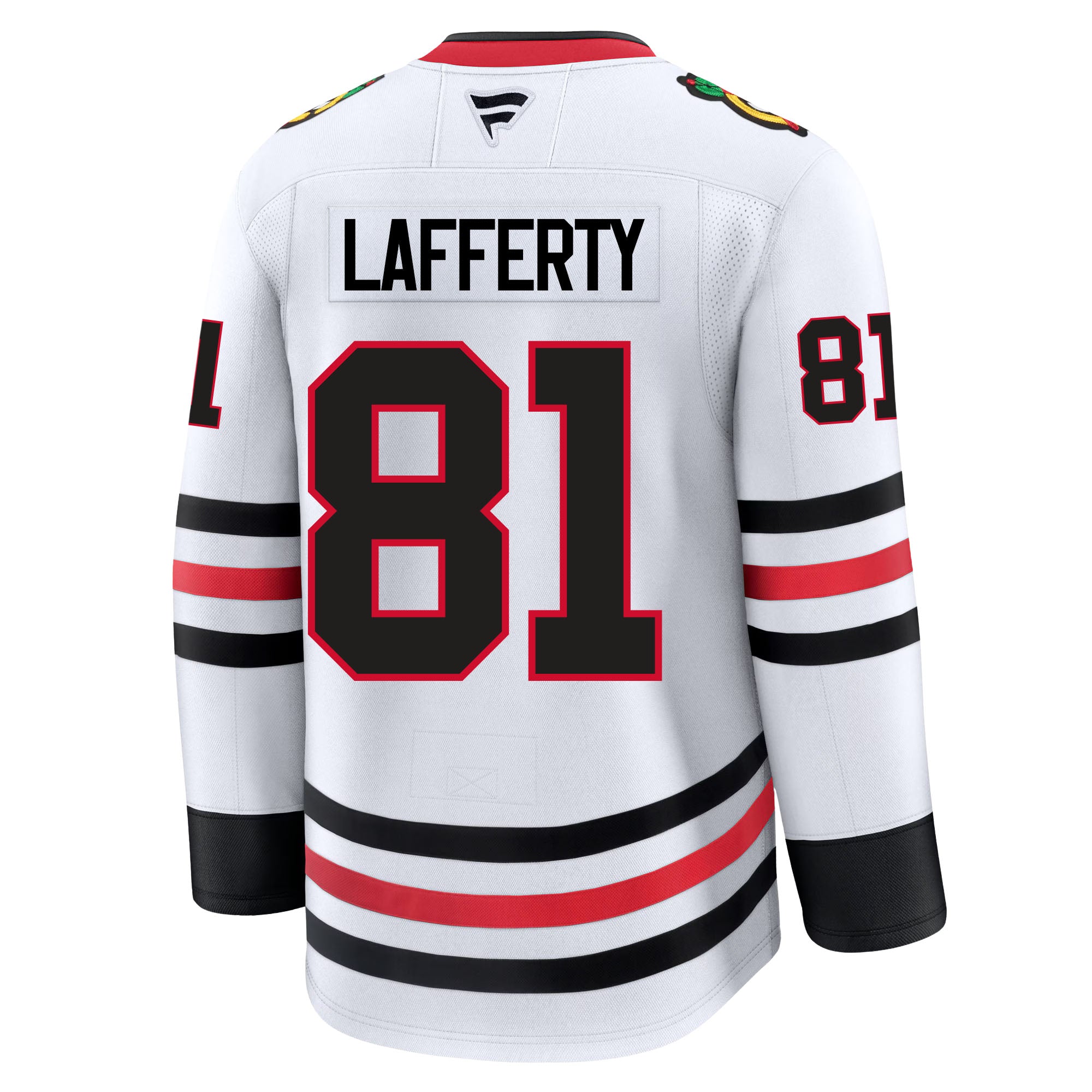 Sam Lafferty Chicago Blackhawks Fanatics Premium Away Jersey ...