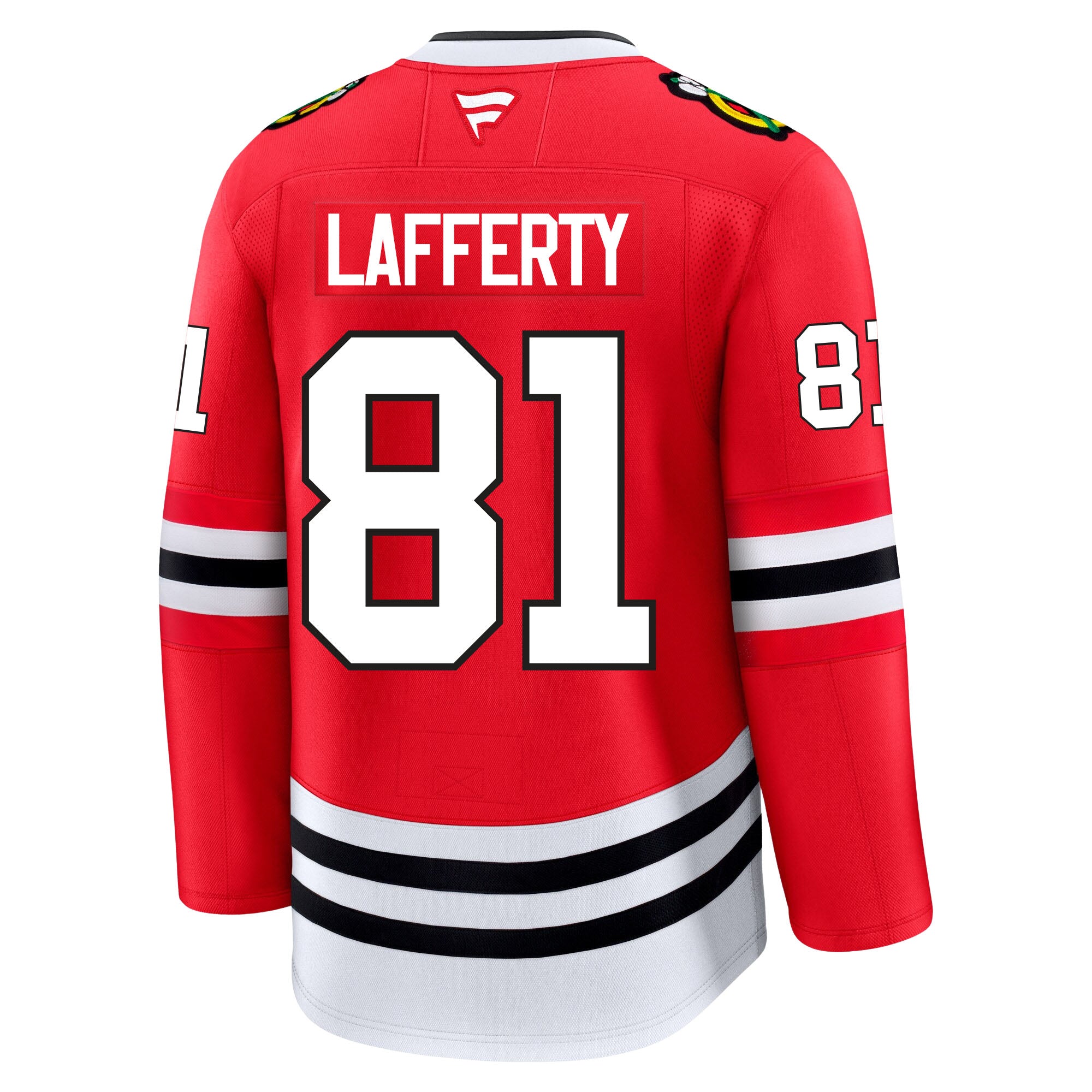 Sam Lafferty Chicago Blackhawks Fanatics Premium Home Jersey ...