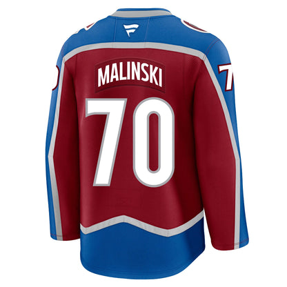 Sam Malinski Colorado Avalanche Fanatics Premium Home Jersey